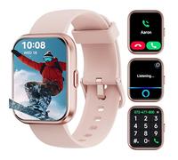 Montre Connectée Femme Homme avec Appel Bluetooth, 1,8" Smartwatch avec Etanche IP68 110+ Fitness Sportifs Podometre, Moniteur de Sommeil Cardiofréquencemètre, Montre Intelligente pour Android iOS