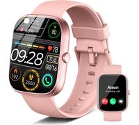 Montre Connectée Femme Homme Avec Appel Bluetooth, 1.91'' Smartwatch Avec 110+ Sportifs Podometre/Cardiofrequencemetre/Sommeil Smart Watch, Ip68 Montre Sport Avec Fonction Féminine Pour Android Ios
