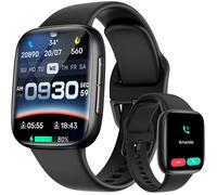 Montre Connectée Femme Homme Avec Appels Bluetooth & Télécommande Smartphone 1 85"" 110+ Modes Sportifs Cardiofréquencemètre/Spo2