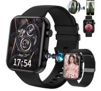 Montre Connectée Femme Homme Caméra Vidéo SmartWatch Sport Tracker d'Activit 1.91"" pour Android iOS Samsung Xiaomi Iphone HUAWEI