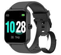 Montre Connectée Femme Homme IOWODO avec 100+ Sportifs, Moniteur Cardiofréquencemètre /SpO2/Sommeil,Podometre pour iOS Android-