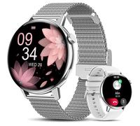 Montre Connectée Femme - I39H - 1.32"" HD - Fréquence Cardiaque - 20 Modes Sportifs - SpO2 - Argent