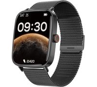 Montre Connectée Femme, Montre De Sport Tendance, Montre Running Podometre, Montre Connectée Santé/Cardio/Sommeil, Smartwatch Compatible Android/Ios, Répondre Appels, Étanche Ip68, Noir