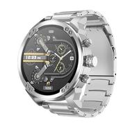 Montre Connectée Femme Ohp T99 Bluetooth Cardiofrequencemètre Multifonction Sport Ceinture En Acier Argenté