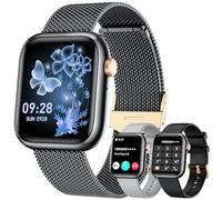 Montre Connectée Femme Sport Smartwatch: 1.83" Fitness Smart Watch avec Appel Bluetooth 100+ Sport Mode Podometre Moniteur de Sante Tension Arterielle Montres Intelligente pour iphone et Android