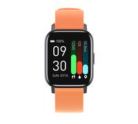 Montre Connectee Femmes Homme Gts1 - Ecran Tactile Full Hd Avec Fonction De Surveillance De La Santé Et Plusieurs Modes Sportifs, Avec Étanchéité - Orange