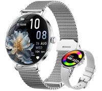 Montre Connectée Fines Femme Avec Appel Bluetooth, 1.43"" Amoled Smartwatch Pour Android Ios, Ip68 Étanche, 180+ Cadrans, 10[MON171]
