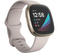 Montre Connectée Fitbit Sense Blanche/Lunaire/Or Appels/Texts Santé Neuve