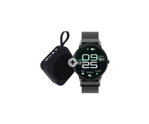 Montre connectée forever forevive 2 sb-330 noir avec enceinte bluetooth 3w