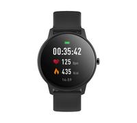 FOREVER Montre Smartwatch Bracelet de Sport SB-325 Bluetooth, contrôle de la Musique, podomètre, etc. IP67, Montre de Fitness, pulsomètre Slim (Noir)