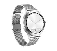 Montre Connectée FW44 2 IP68 avec Bracelet en Maille Milanaise Maxcom Argent G