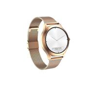 Montre Connectée FW44 2 IP68 avec Bracelet en Maille Milanaise Dorée