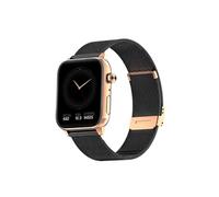 Maxcom Montre connectée FW64 Oxygen 2 AMOLED Suivi bien-être – Bracelet Pologne Noire