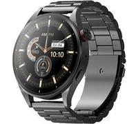 Maxcom Montre connectée FW66 Iron R – Écran AMOLED 1,43" – Bracelet métal – Bluetooth – Noir