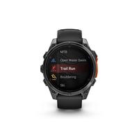 Montre connectée Garmin fenix 8 47 mm Gris avec bracelet Noir