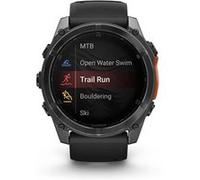 Montre connectée Garmin fenix 8 51 mm Gris avec bracelet Noir E