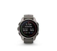 Montre connectée Garmin Fenix 9 43 mm Argent avec bracelet Gris