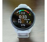 Montre connectée GARMIN Forerunner 165 43 mm pour la course à pied, écran tactile AMOLED de 1,2 pouce, plus de 25 données sportives et de santé, version GPS White GPS Version