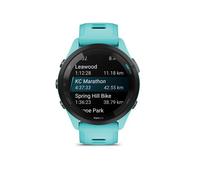 Montre connectée Garmin Forerunner® 265 Music 46 mm Bluetooth Turquoise avec bracelet silicone Bleu
