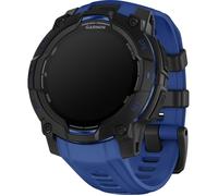Garmin Instinct 3, AMOLED (édition limitée) - Montre GPS Robuste et connectée - Noire avec Bracelet Bleu électrique - Boîtier 45 mm
