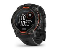 Montre gps garmin instinct 3 solar 45 mm noir avec bracelet en silicone noir