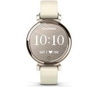 Montre connectée Garmin Lily® 2 Cream Gold avec bracelet silicone Blanc coco Beige