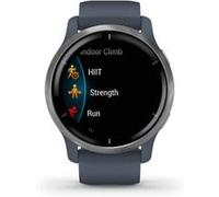 Montre connectée Garmin Venu 2 Argent avec bracelet Bleu G