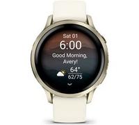 Montre sport GARMIN Venu 4 Beige/Lunar Or Silicone ivoir41mm