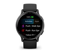 Montre connectée Garmin Vivoactive 5 Gris avec bracelet Noir A