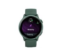 Montre connectée Garmin vívoactive 6, lunette Metallic Jasper Green avec boîtier vert sapin