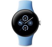 Montre connectée Google Pixel Watch 2 Boîtier en aluminium Argent Poli Bracelet sport Bleu Azur Wifi G