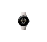 Montre connectée Google Pixel Watch 2 Boîtier en aluminium Argent Poli Bracelet sport Porcelaine Wifi