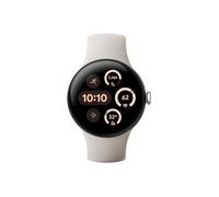 Google Pixel Watch 3 - Boîtier 41 mm - Argent Poli - Bracelet Porcelaine - 4G
