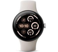 Google Pixel Watch 3 (45 mm) - Boîtier Argent Poli - Bracelet Porcelaine - Wi-FI