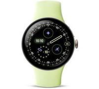Google Pixel Watch 4 (41 mm) - Montre connectée Android, Suivi Complet des données de santé et de Remise en Forme - Boîtier en Aluminium Champagne Doré - Bracelet Sport Vert Citron - Wi-FI