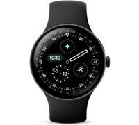 Montre connectée Google Pixel Watch 4 41 mm Bluetooth Noir Mat avec bracelet sport fluoroélastomère Noir Volcanique Noir A