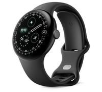 Google Montre connectée Pixel Watch 4 41 mm LTE – alu mat, bracelet sport noir volcanique