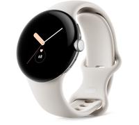Montre connectée GOOGLE Pixel Watch - 41 mm - Argent poli Actif - Bracelet Chalk