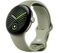 Montre connectée Google Pixel Watch 5 41 mm Bluetooth Doré avec bracelet sport caoutchouc Vert Vert
