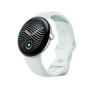 Montre connectée Google Pixel Watch 5 45 mm 4G Argent avec bracelet sport caoutchouc Gris et Vert