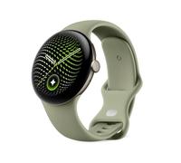 Montre connectée Google Pixel Watch 5 45 mm Bluetooth Doré avec bracelet sport caoutchouc Vert