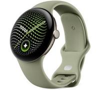 Montre connectée Google Pixel Watch 5 45 mm Bluetooth Doré avec bracelet sport caoutchouc Vert Vert