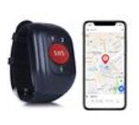 Montres GPS 4G SOS Traceur pour Sénior Suivi Santé Et Sécurité Rouge YONIS