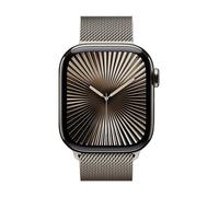 Montre connectée GPS + Cellular Watch 10 Titane Naturel 42mm/Bracelet Milanais