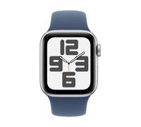 Apple Watch SE OLED 44 mm Numérique 368 x 448 pixels Écran tactile 4G Argent Wifi GPS (satellite)