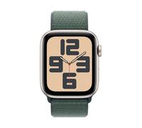 Montre connectée GPS + Cellular Watch SE Alu Starlight 44mm/ Textile Vert Lacustre