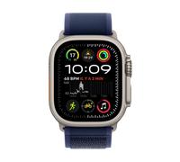 Montre connectée GPS + Cellular Watch Ultra 2 Titane Naturel 49mm/Trail Bleu M/L