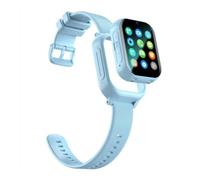 Montre Connectée GPS Enfant Sénior 4G Ecran Tactile Caméra HD SOS Etanche Bleu