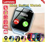 Montre connectée GPS étanche pour enfants Lenovo 2026 avec carte SIM 5G, appel SOS, caméra, cadeau pour garçon et fille, compatible iOS et Android Purple