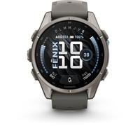 Garmin Montre connectée GPS fēnix 9 – 43 mm – Écran AMOLED 1,3" – Pebble Grey – Autonomie 10j